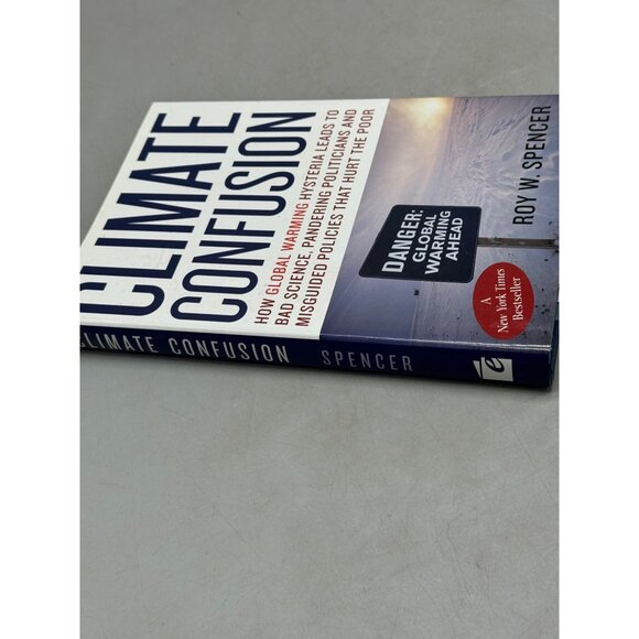 Climate confusion hardcover book by Roy Spencer 2008 English dustcover READ - Picture 2 of 7